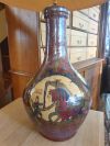 Grand vase monté en lampe, Style Art Nouveau